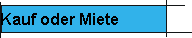 Kauf oder Miete